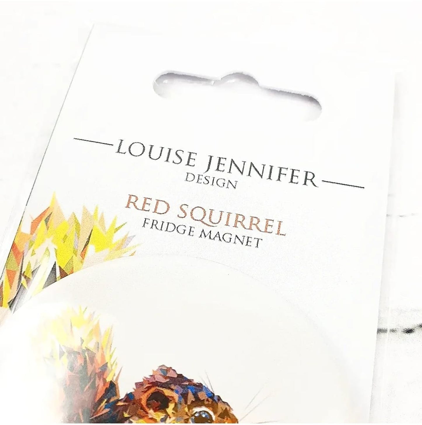 RED SQUIRREL magnet