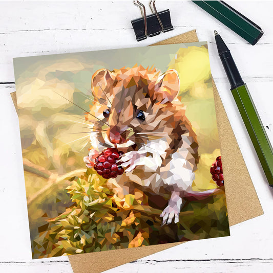 FIELD MOUSE greeting card