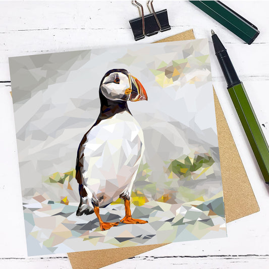 ATLANTIC PUFFIN greeting card