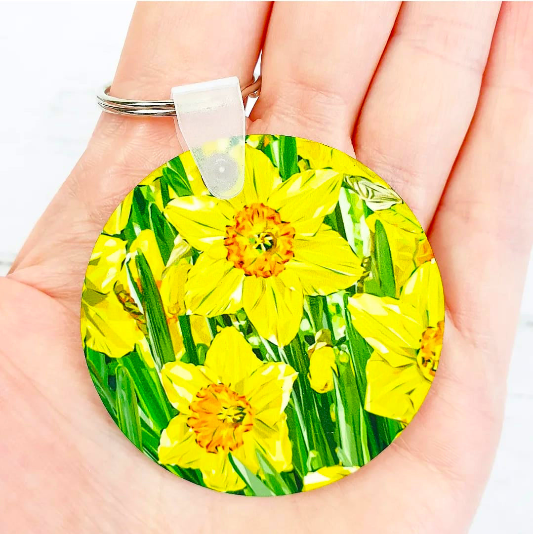 DAFFODIL keyring