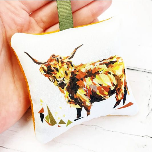 HIGHLAND COW lavender sachet