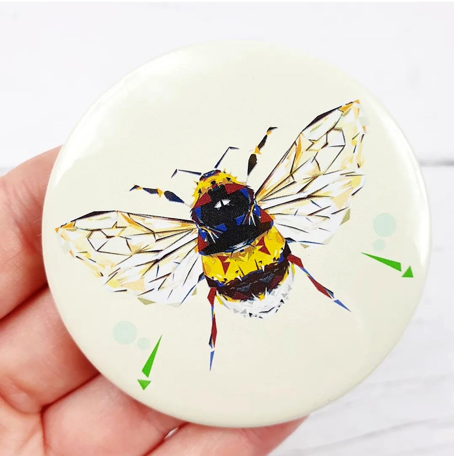 BUFF-TAILED BUMBLEBEE pocket mirror