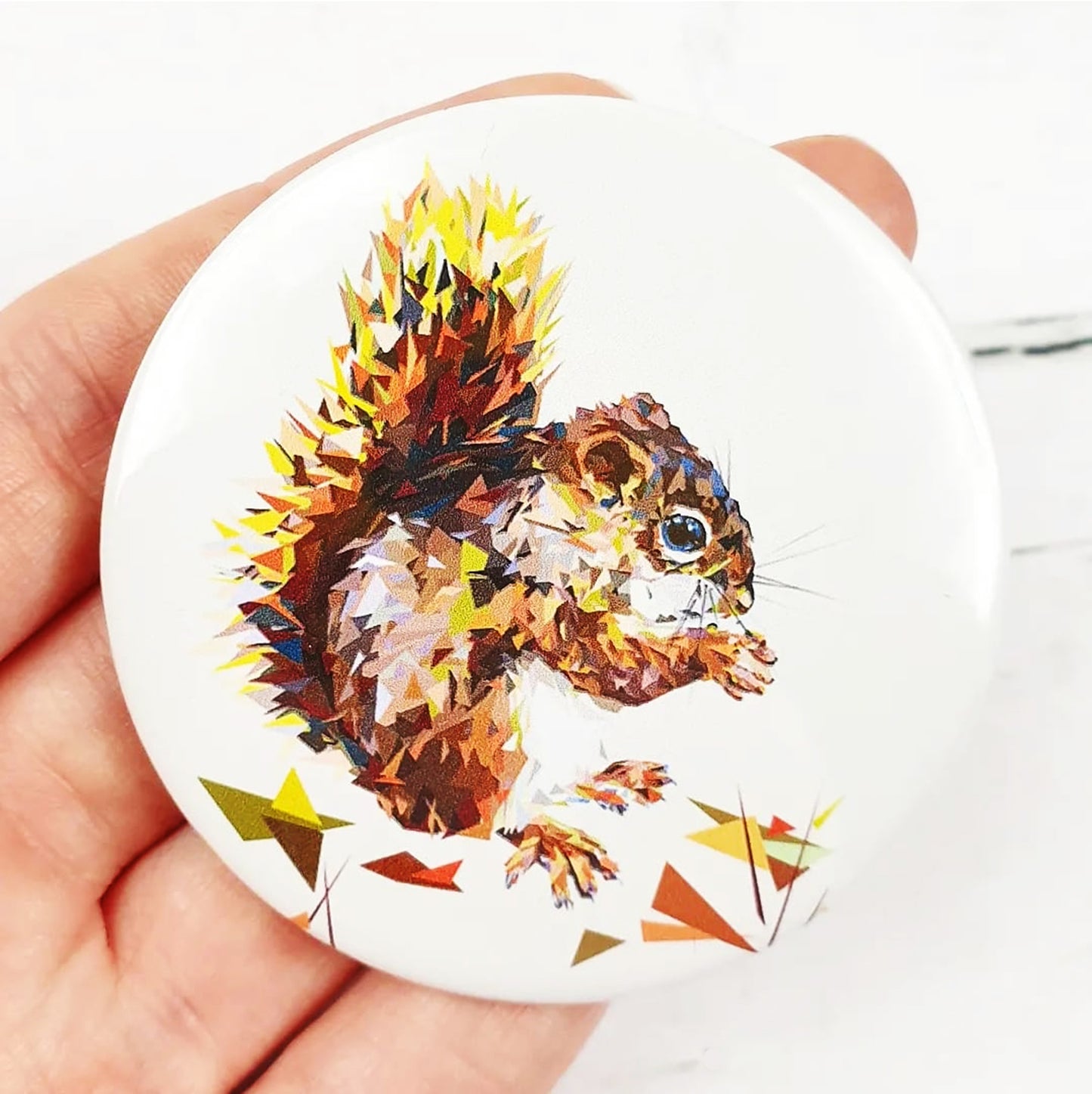 RED SQUIRREL magnet