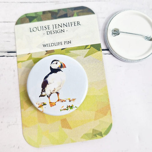 ATLANTIC PUFFIN pin badge