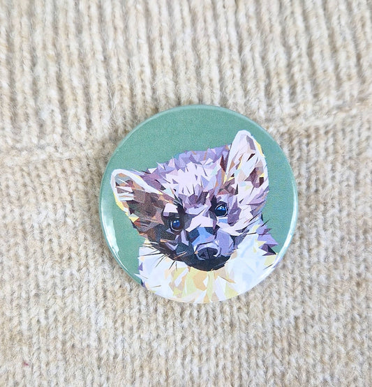 PINE MARTEN pin badge