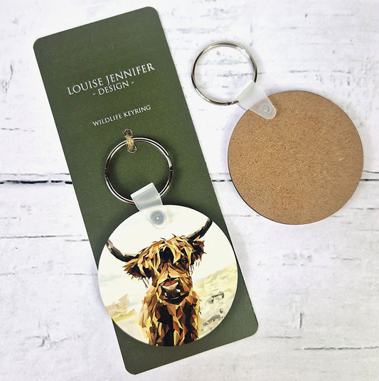 HIGHLAND COW keyring