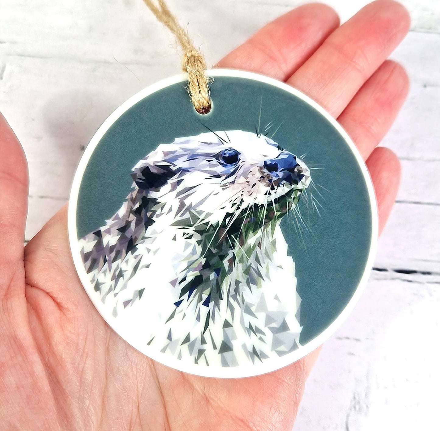 OTTER ceramic decoration