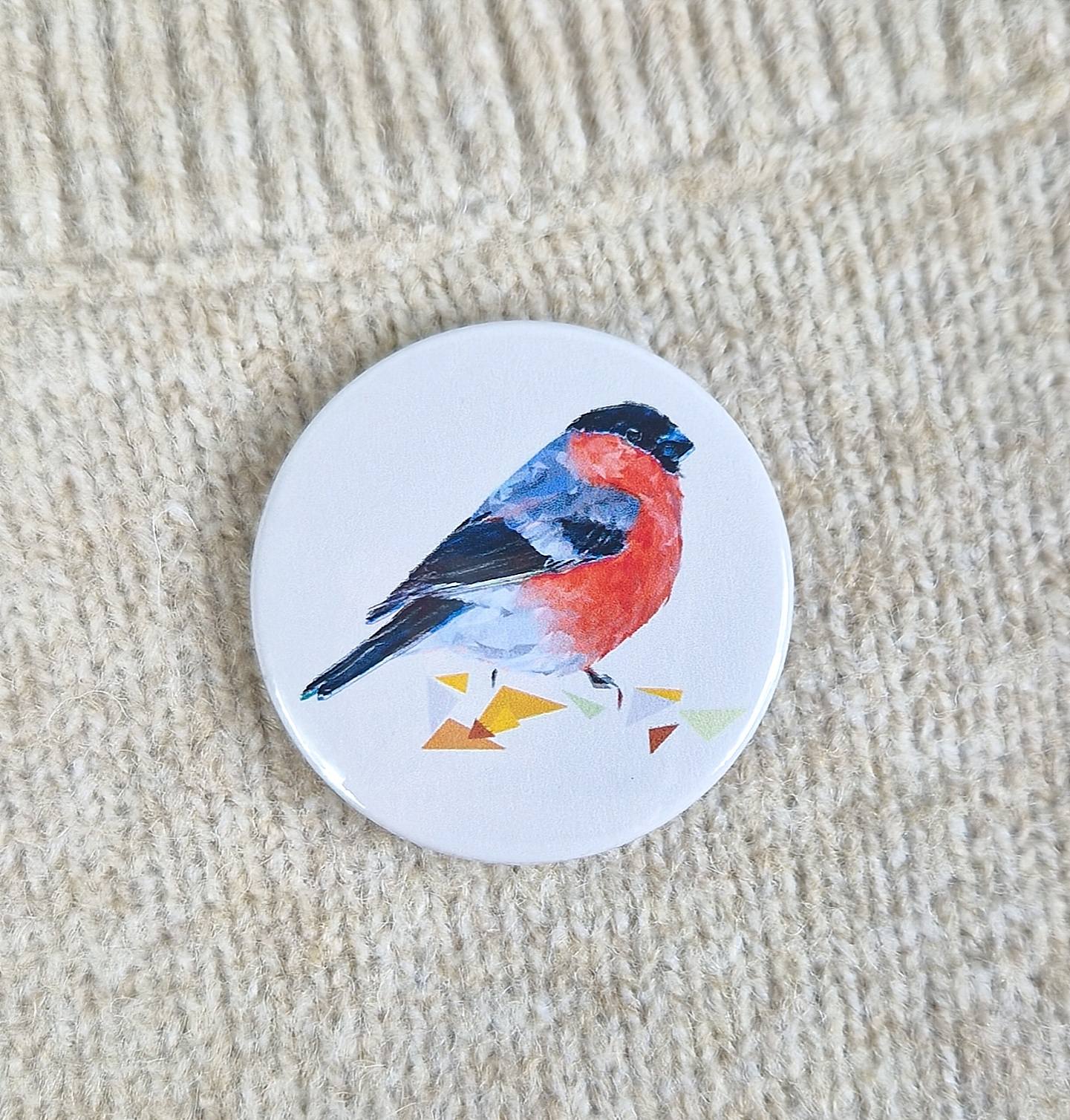 BULLFINCH pin badge