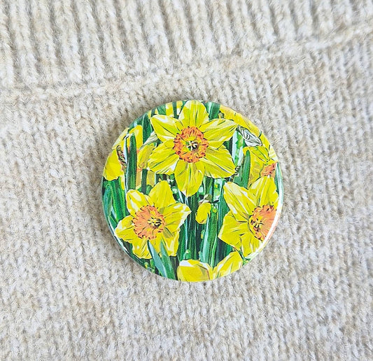 DAFFODIL pin badge