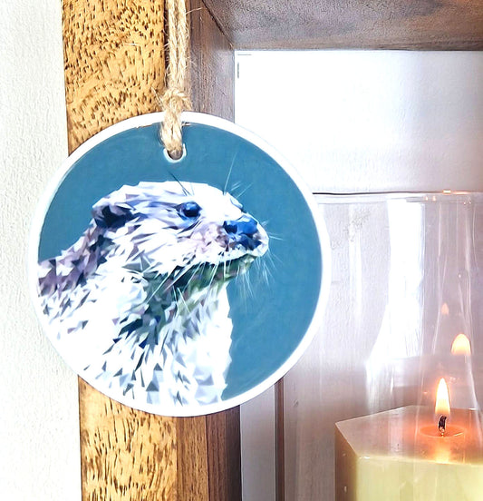 OTTER ceramic decoration