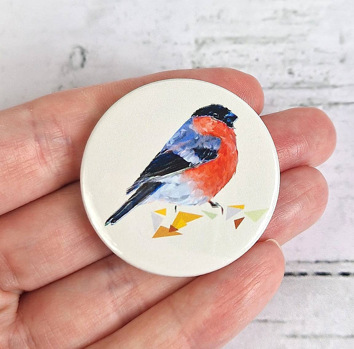 BULLFINCH pin badge