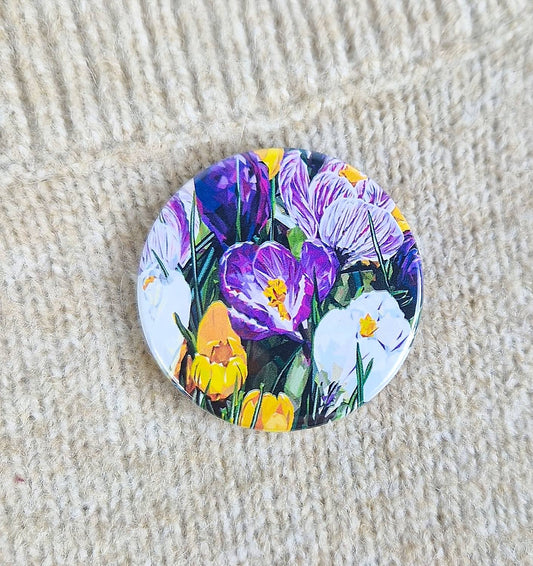 CROCUS pin badge