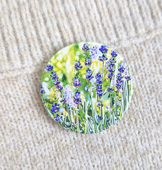 LAVENDER pin badge