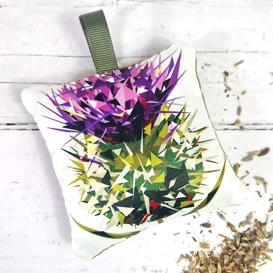 SPEAR THISTLE lavender sachet