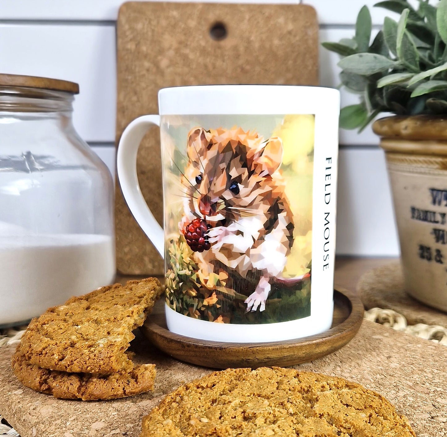 FIELD MOUSE illustrated mug