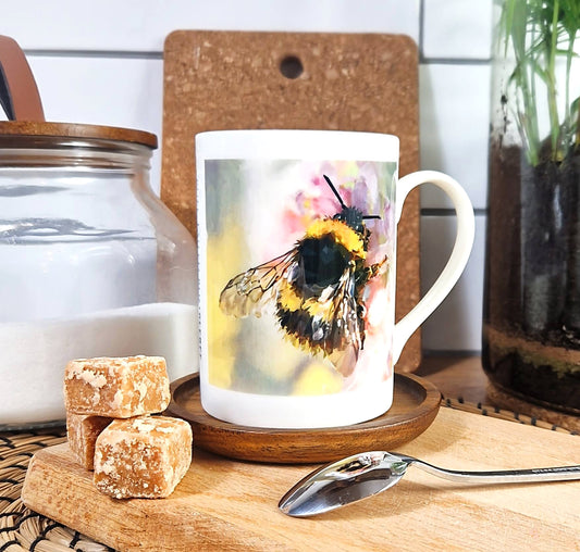 BUFF-TAILED BUMBLEBEE illustrated mug *NEW