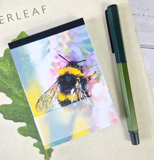 BUFF-TAILED BUMBLEBEE illustrated mini notebook *NEW