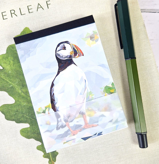 ATLANTIC PUFFIN illustrated mini notebook *NEW