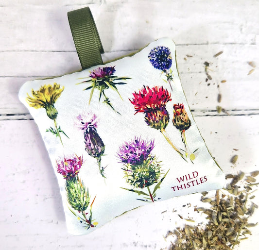 WILD THISTLES lavender sachet