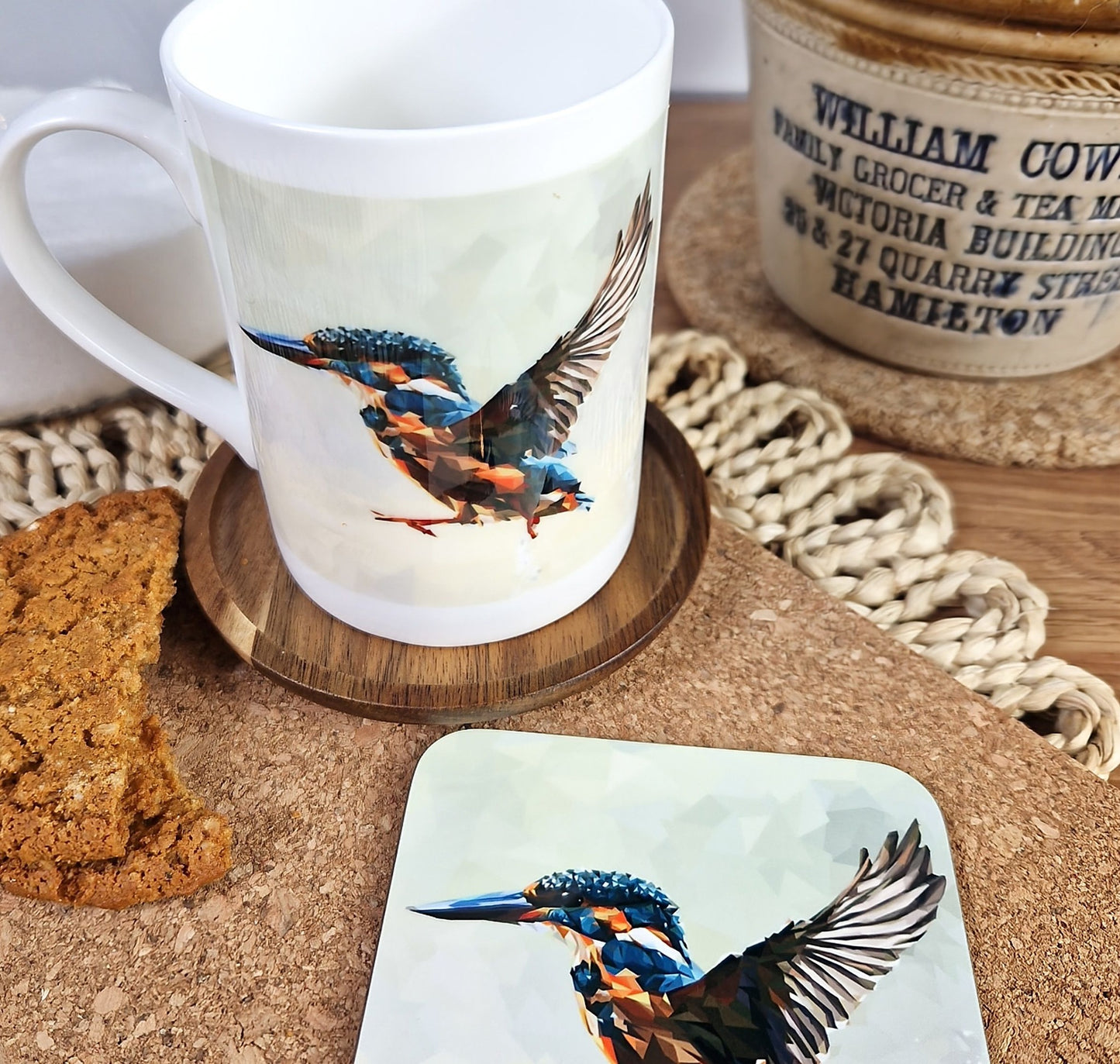 KINGFISHER illustrated mug *NEW