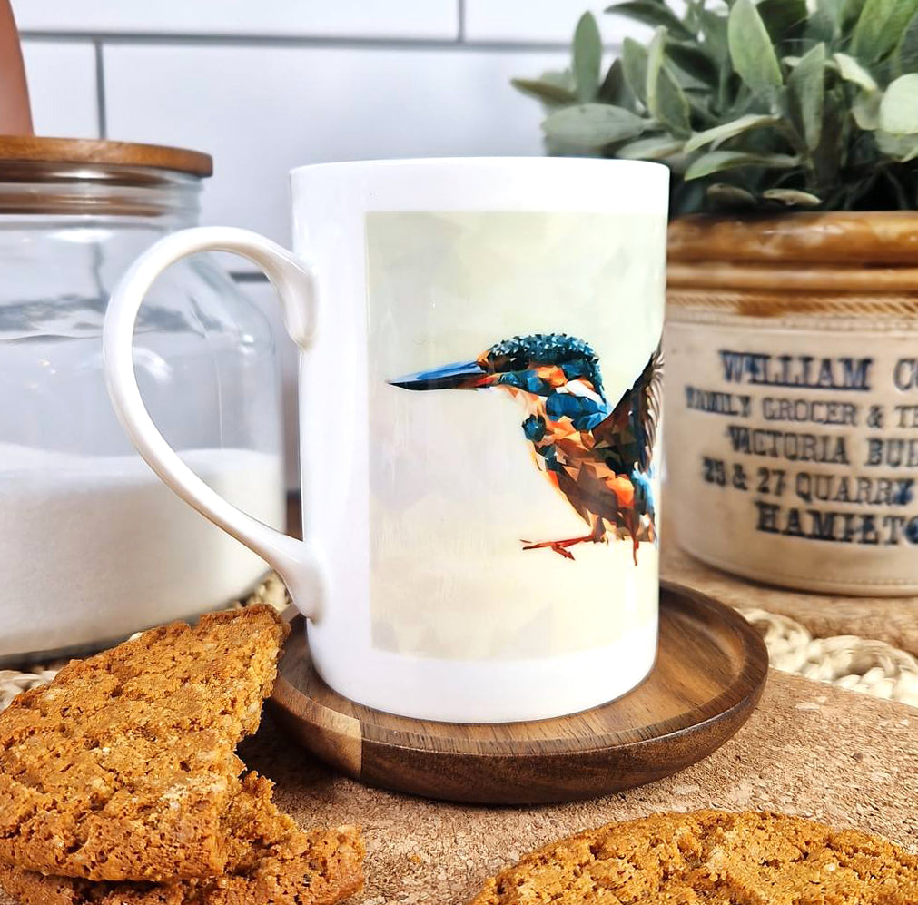 KINGFISHER illustrated mug *NEW