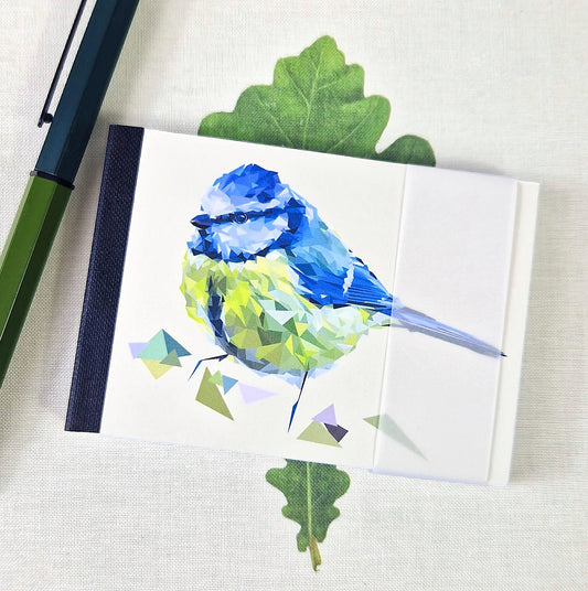 BLUE TIT illustrated mini notebook