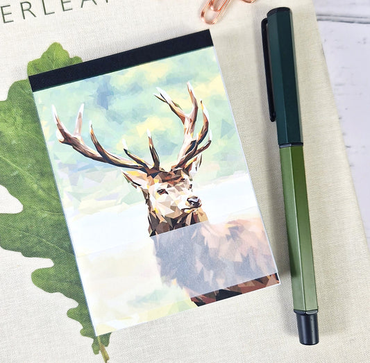 RED STAG illustrated mini notebook