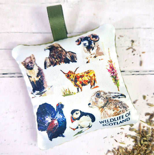 WILDLIFE OF SCOTLAND lavender sachet