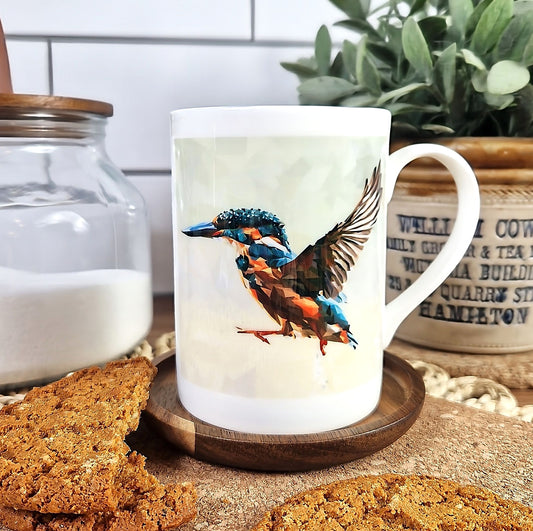 KINGFISHER illustrated mug *NEW