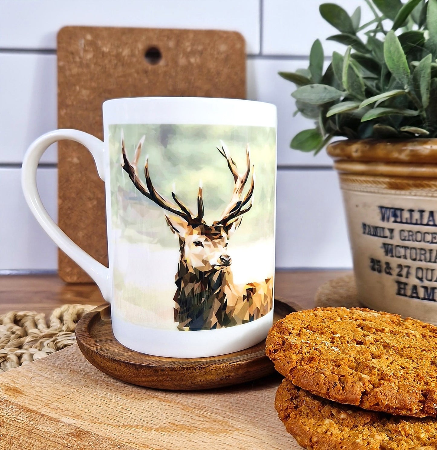 RED STAG illustrated mug *NEW