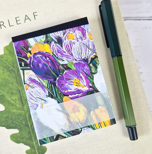 CROCUS illustrated mini notebook