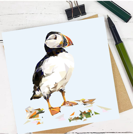 ATLANTIC PUFFIN greeting card