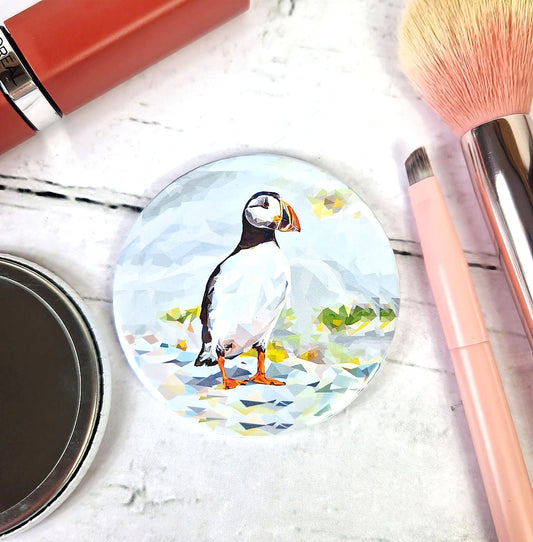 ATLANTIC PUFFIN pocket mirror